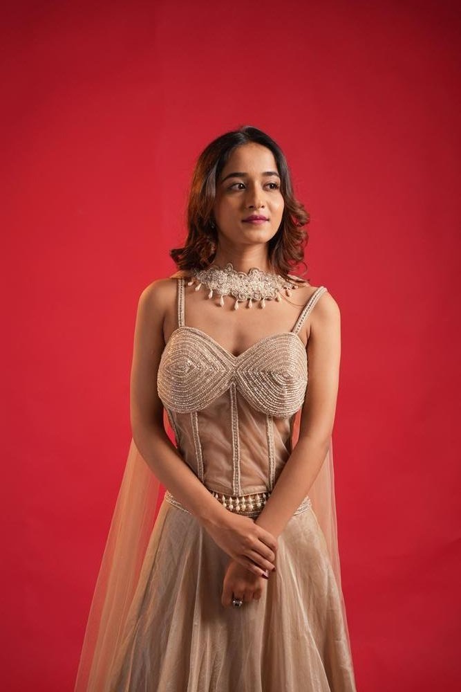 Pink Blush Lehenga view 4